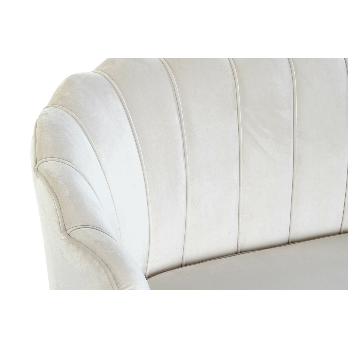 Soffa Home ESPRIT Kräm 130 x 77 x 83 cm - 3