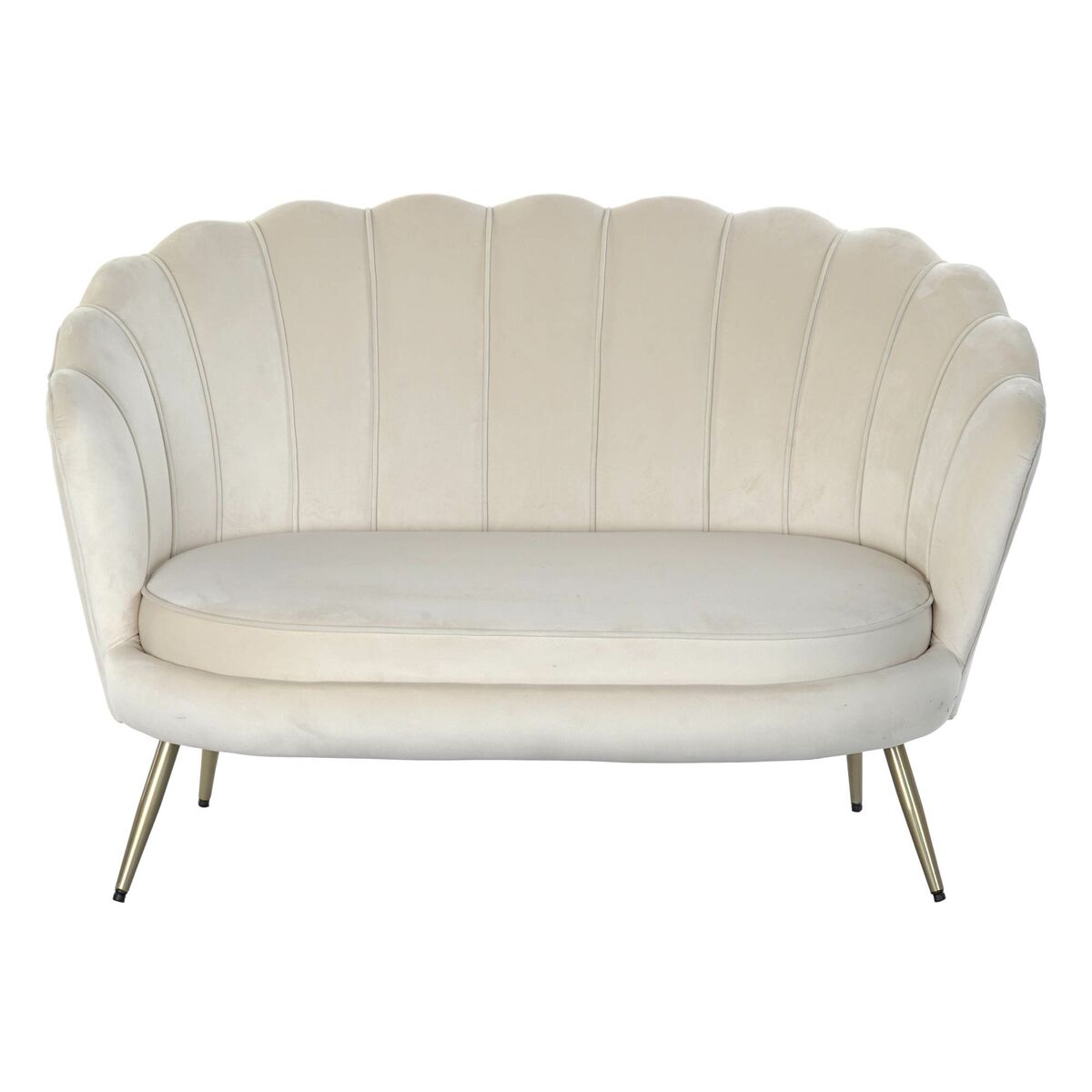 Soffa Home ESPRIT Kräm 130 x 77 x 83 cm