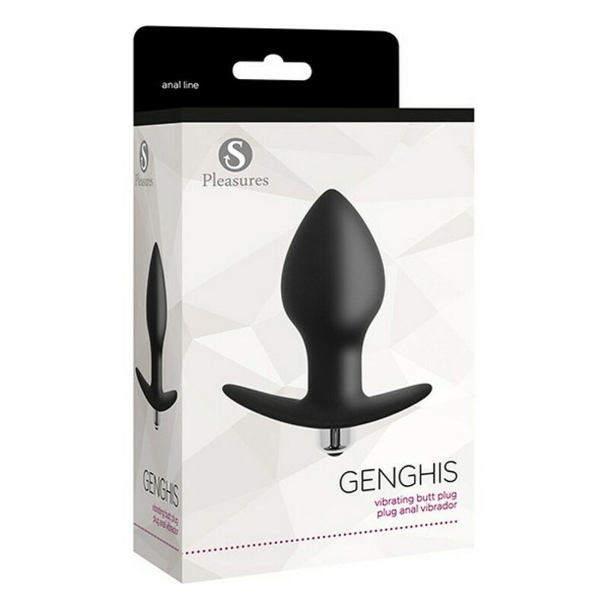 Analplugg S Pleasures Genghis Svart - 4