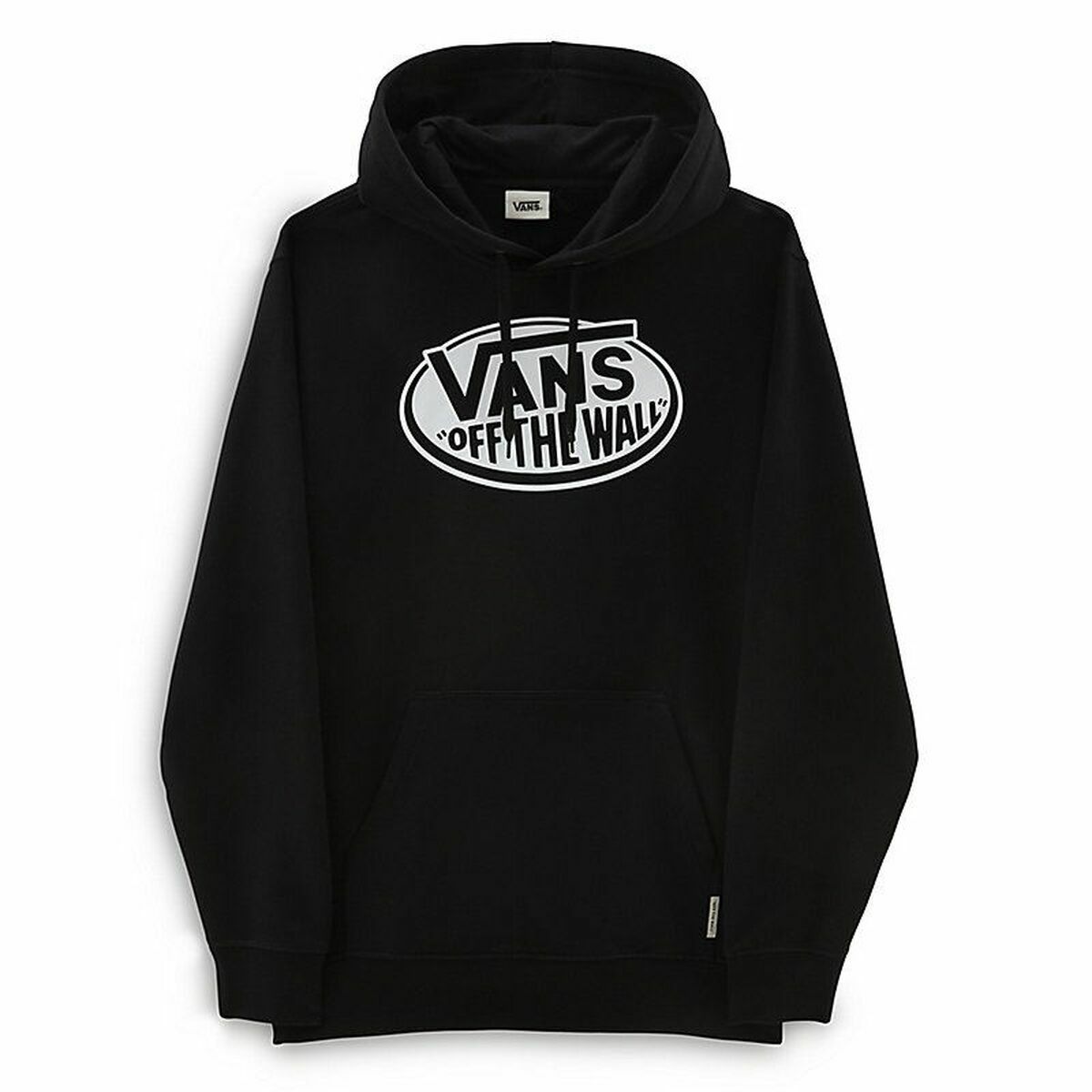 Tröja med huva Herr Vans Classic Off The Wall Svart - 3