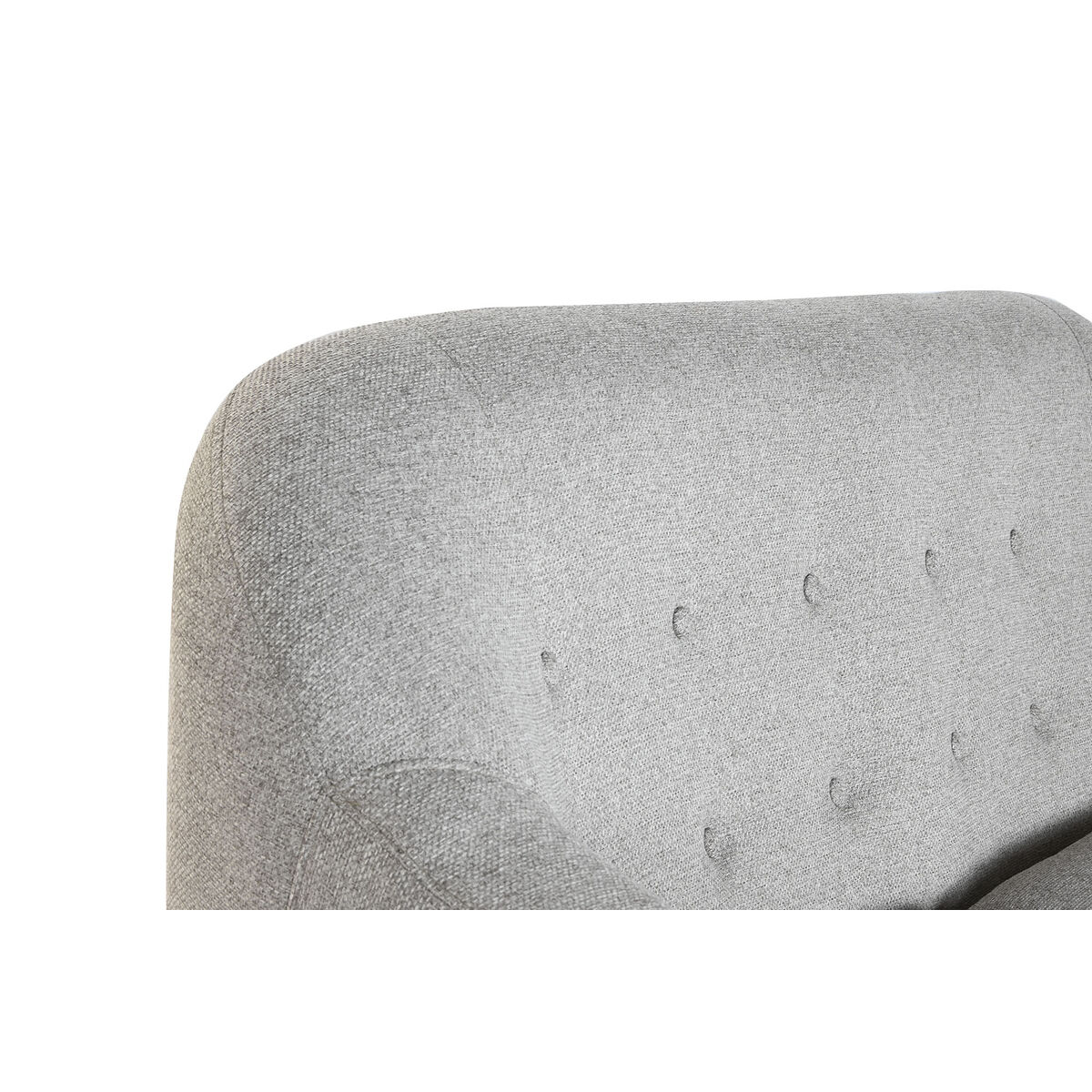 Soffa Home ESPRIT Grå Kräm Naturell Scandi 146 x 84 x 82 cm - 3