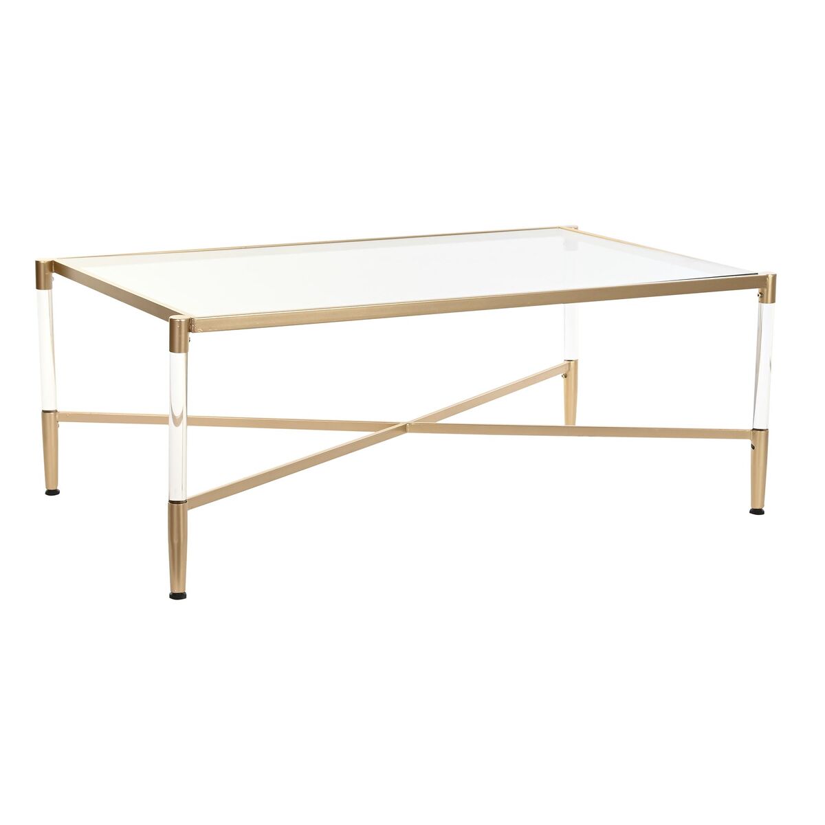 Soffbord DKD Home Decor Metall Akryl Glamour (120 x 70 x 45 cm) - 2