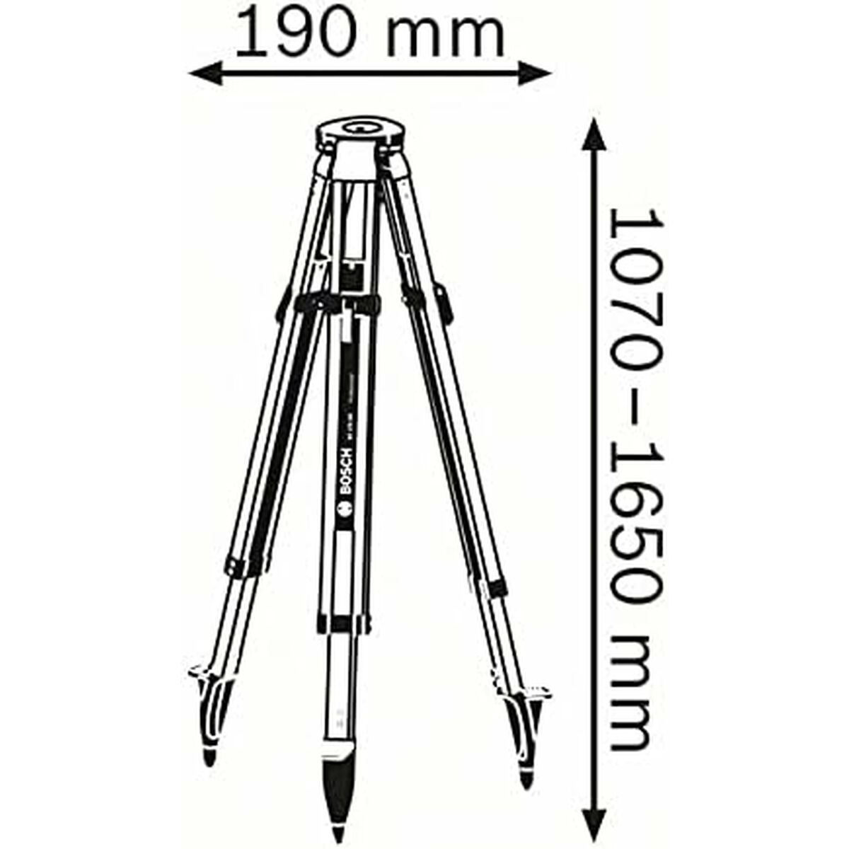 Bärbart stativ BOSCH BT 170 HD - 6