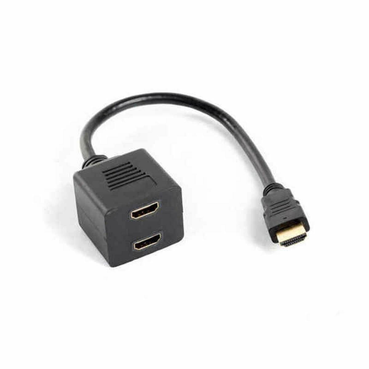AV-adapter/omvandlare Lanberg AD-0019-BK Svart 20 cm - 2