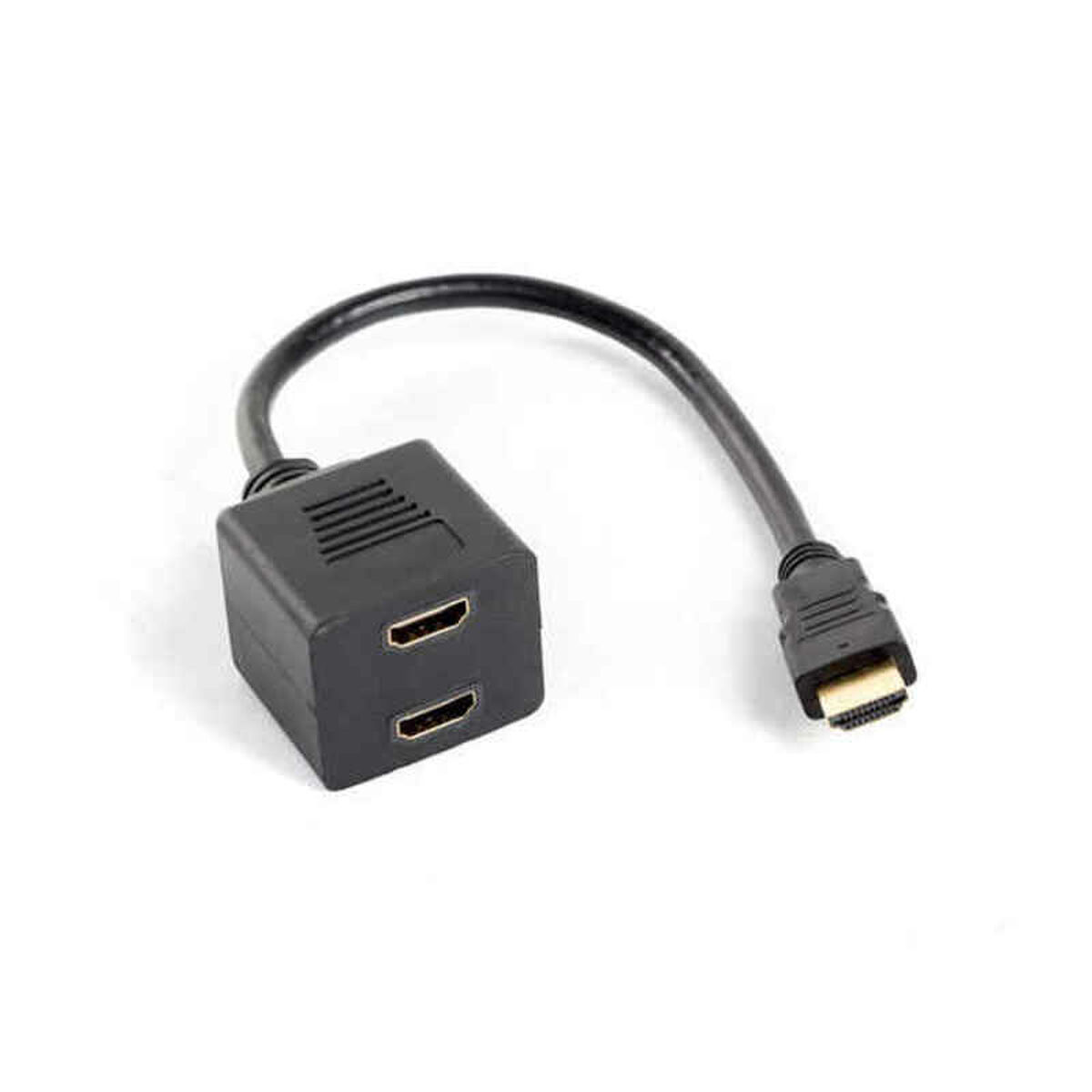 AV-adapter/omvandlare Lanberg AD-0019-BK Svart 20 cm