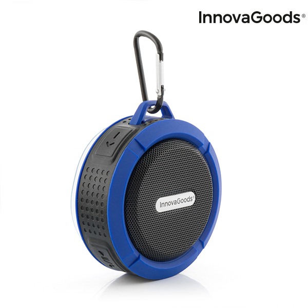 Vattentät bärbar trådlös högtalare DropSound InnovaGoods - 2