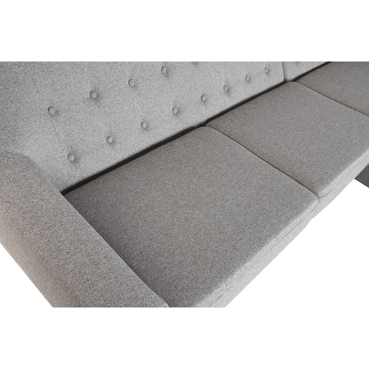 Soffa Home ESPRIT Grå Kräm Scandi 226 x 144 x 84 cm - 2
