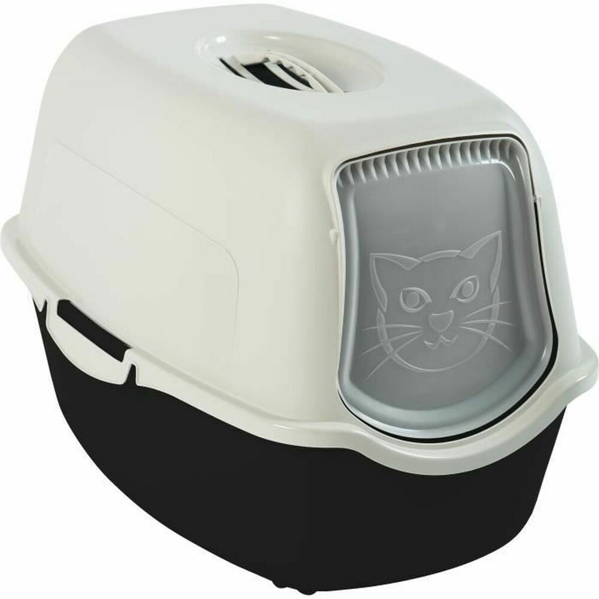 Kattlåda Rotho My Pet BAILEY 56 x 28 x 39 cm Vit/Svart - 2