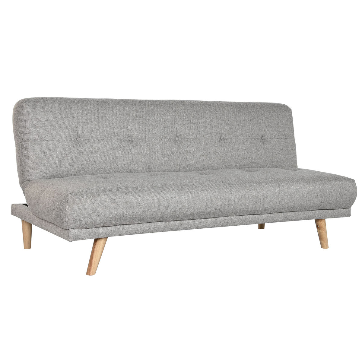 Bäddsoffa Home ESPRIT Grå Kräm Scandi 172 x 80 x 76 cm