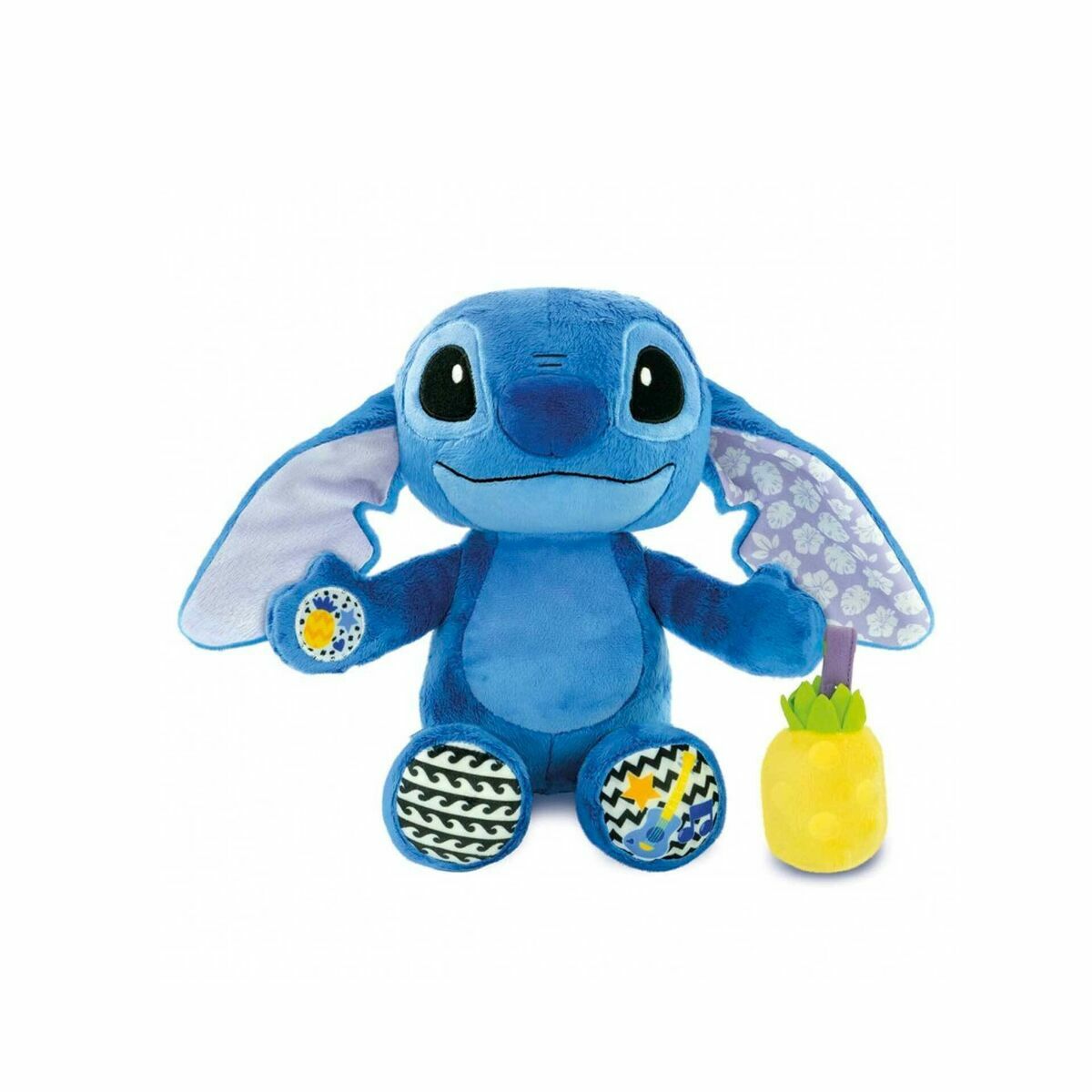 Mjukdjur med ljud Stitch Multicolour (Multicolour)