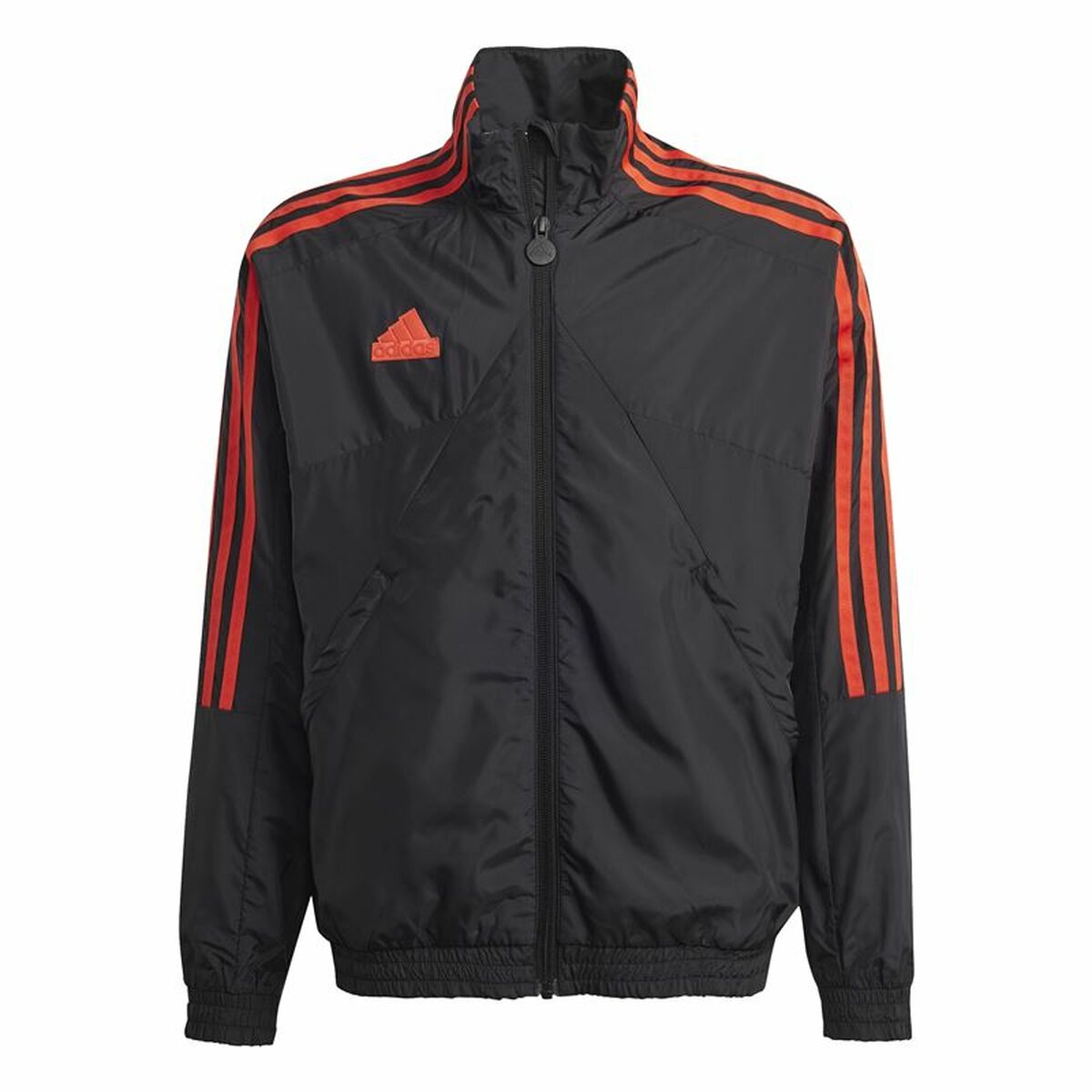 Tröja utan huva Adidas Tiro Woven Tracktop Svart