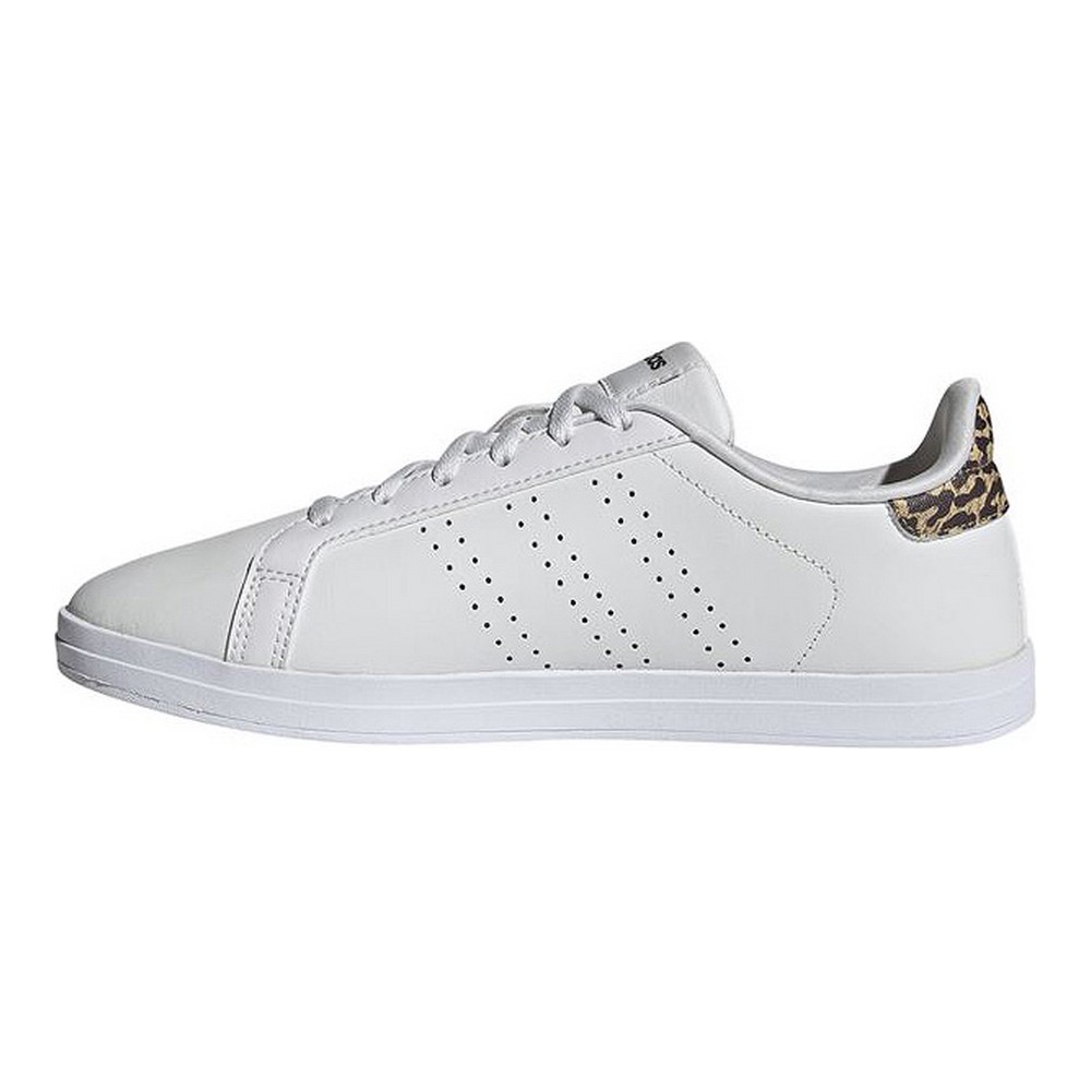 Gymnastiksko, Dam Adidas Courtpoint Base Vit - 6