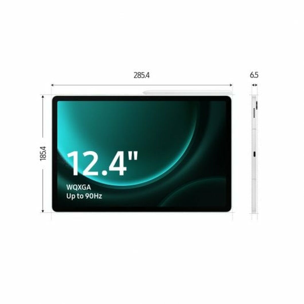 Läsplatta Samsung Galaxy Tab S9 FE+ 12,4" 1 TB 128 GB Grön - 5