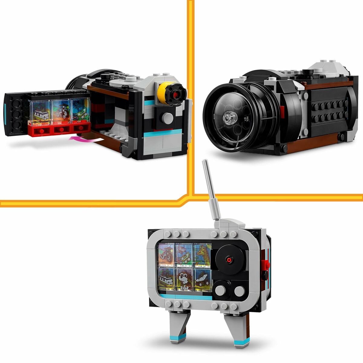 Byggsats Lego 31147 Creator Retro Camera Multicolour - 4