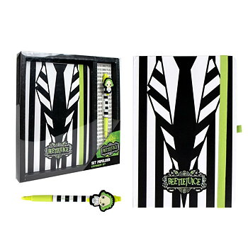 Brevpapper Set Beetlejuice Vit
