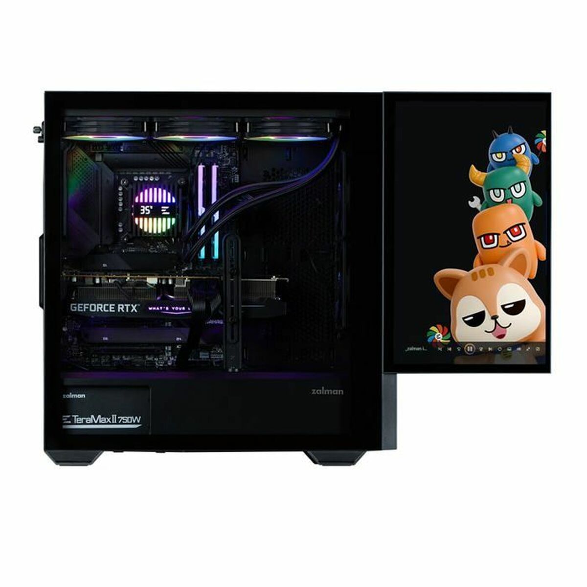 ATX Semitorn Zalman E-AT Svart - 3