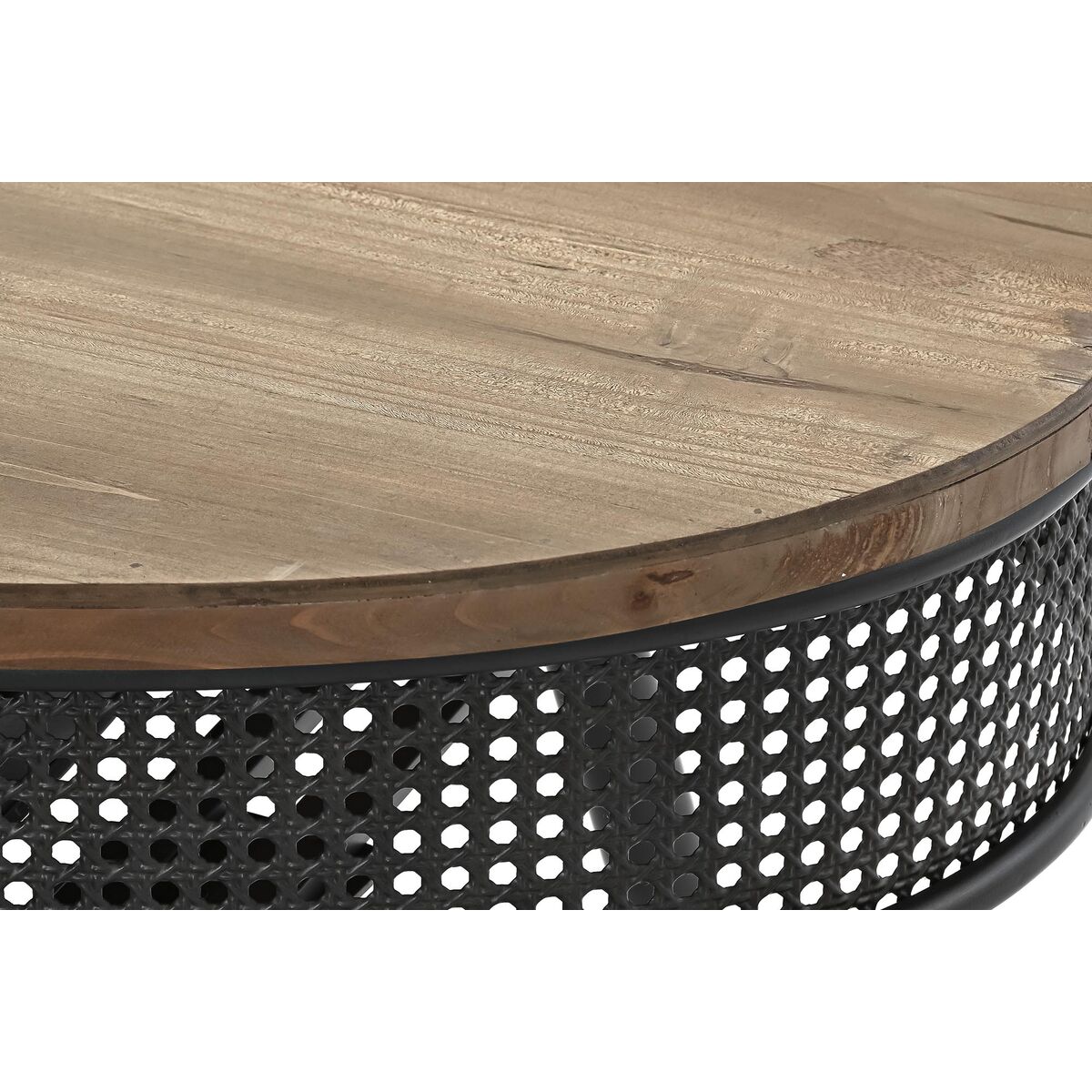 Soffbord DKD Home Decor Brun Svart Metall Gran 120 x 58 x 42 cm - 13