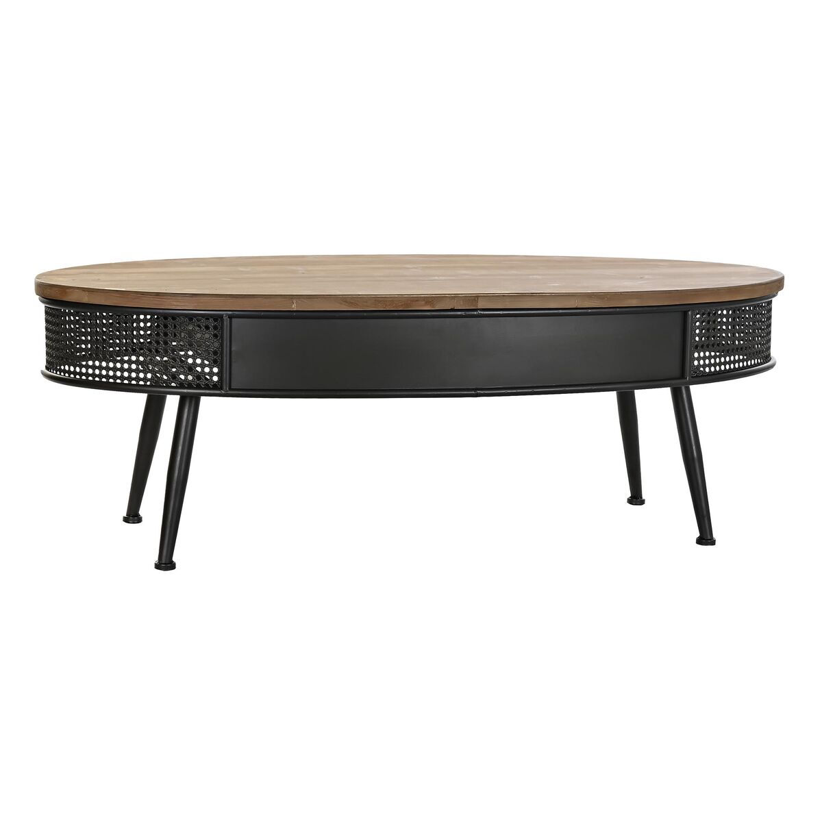 Soffbord DKD Home Decor Brun Svart Metall Gran 120 x 58 x 42 cm - 6