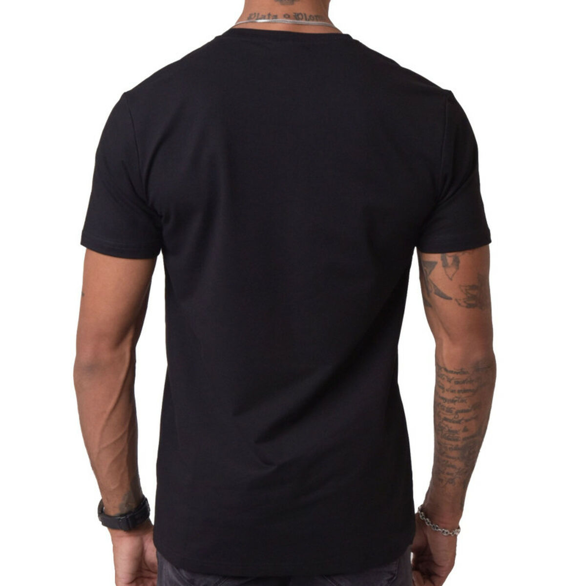T-shirt med kortärm Herr Project X Paris 1910076 BKW Svart - 2