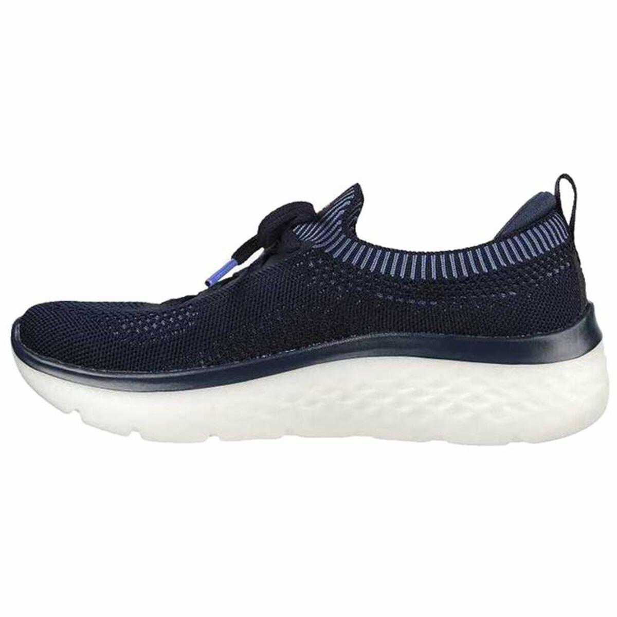 Löparskor, Vuxna Skechers Engineered Flat Knit W Blå Svart - 12