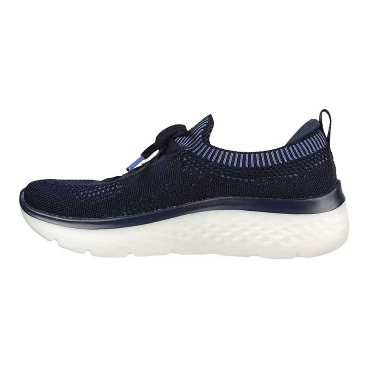 Löparskor, Vuxna Skechers Engineered Flat Knit W Blå Svart - 10