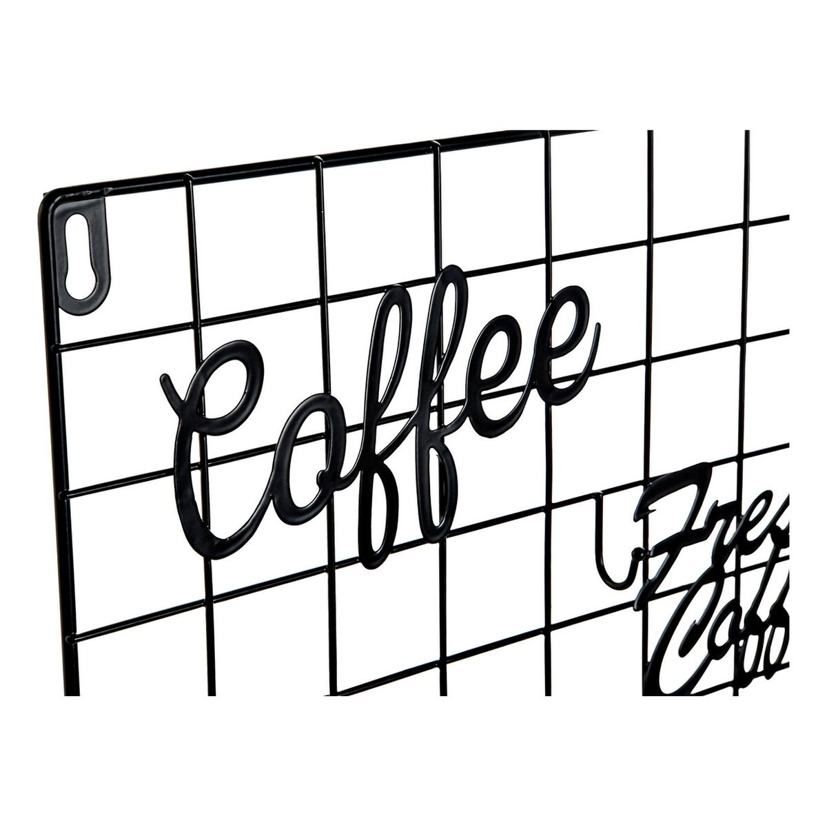 Väggdekoration DKD Home Decor Coffee Vit Svart Vintage 30 x 4 x 38 cm - 9