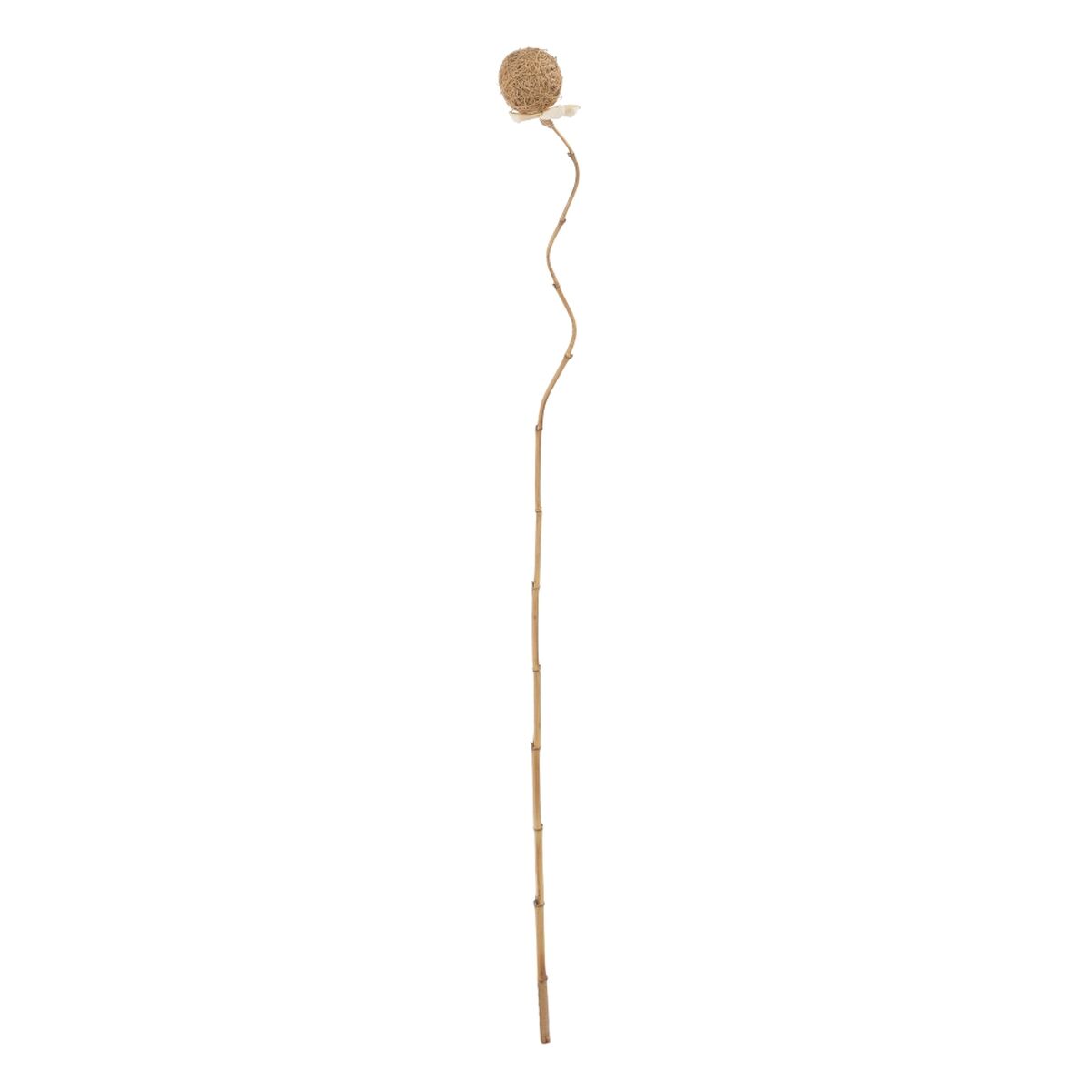 Gren Beige Bambu Naturliga fibrer Blomster 8 x 8 x 156 cm