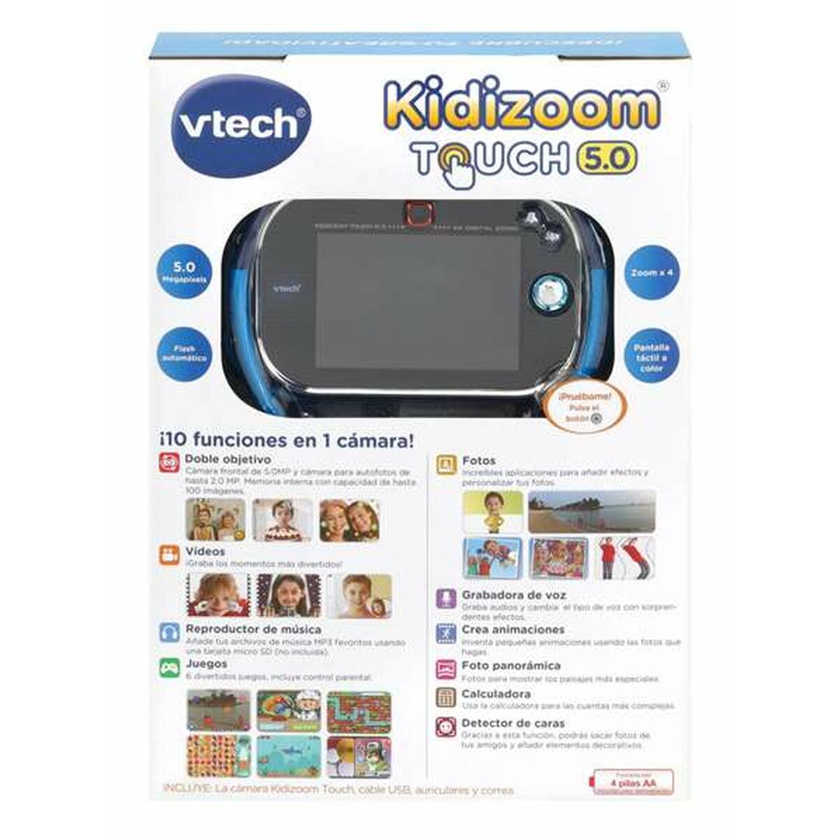 Digitalkamera för barn Vtech Kidizoom Touch 3,5" 5 Mpx - 8