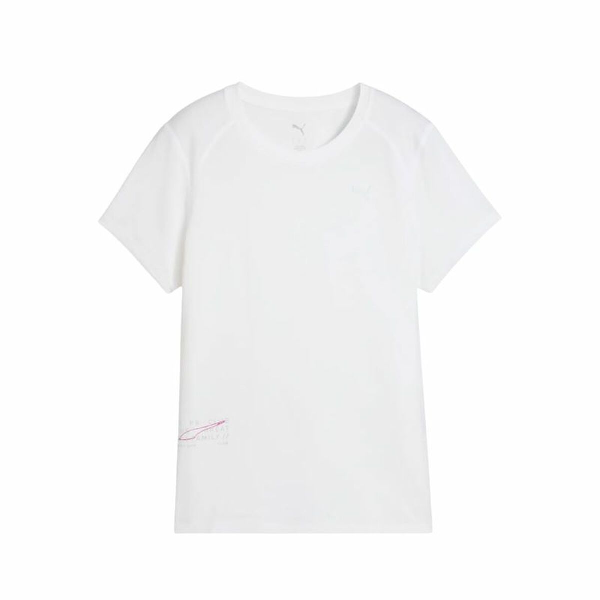 T-shirt med kortärm Dam Puma Run Graphic Mesh Vit