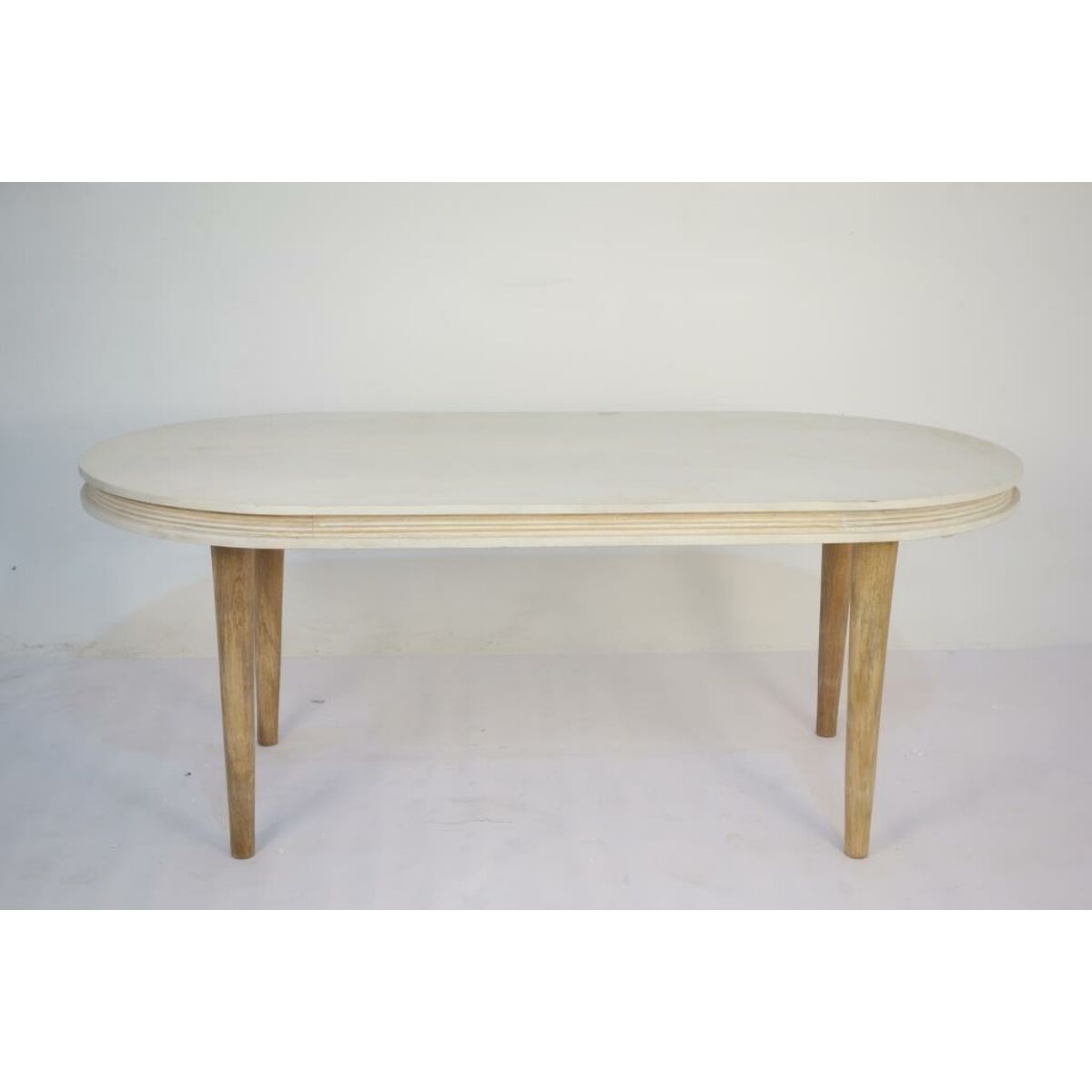 Matsalsbord DKD Home Decor Vit Gyllene Mässing Mangoträ 180 x 90 x 76 cm - 10