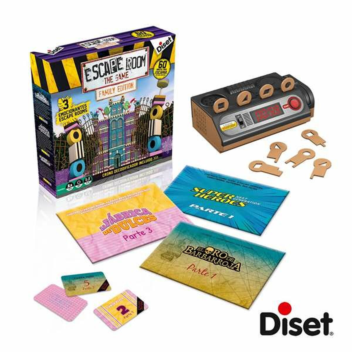 Sällskapsspel Diset Escape Room Family Edition ES - 11
