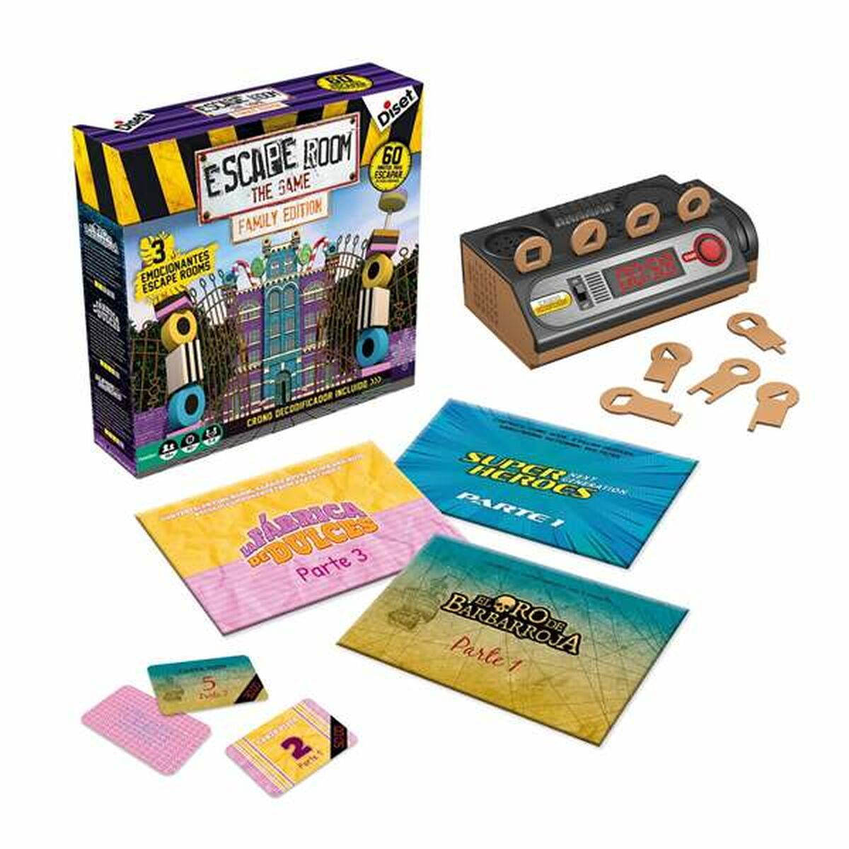 Sällskapsspel Diset Escape Room Family Edition ES - 12