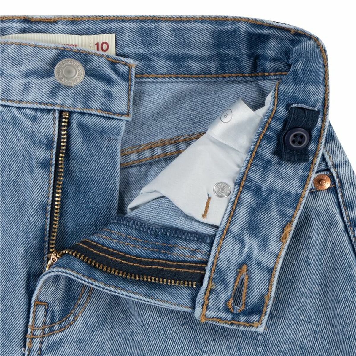 Jeansbyxor Levi's Mini Mom Vibe Mörkblå - 5
