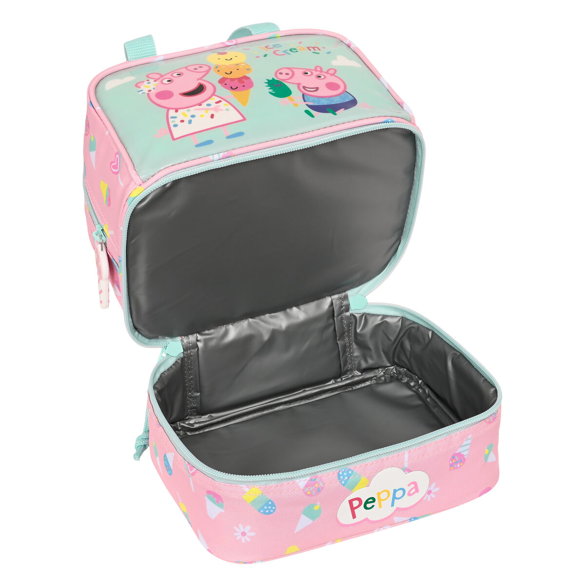 Termiskt tryck Peppa Pig Ice cream Rosa Mint 20 x 20 x 15 cm - 4