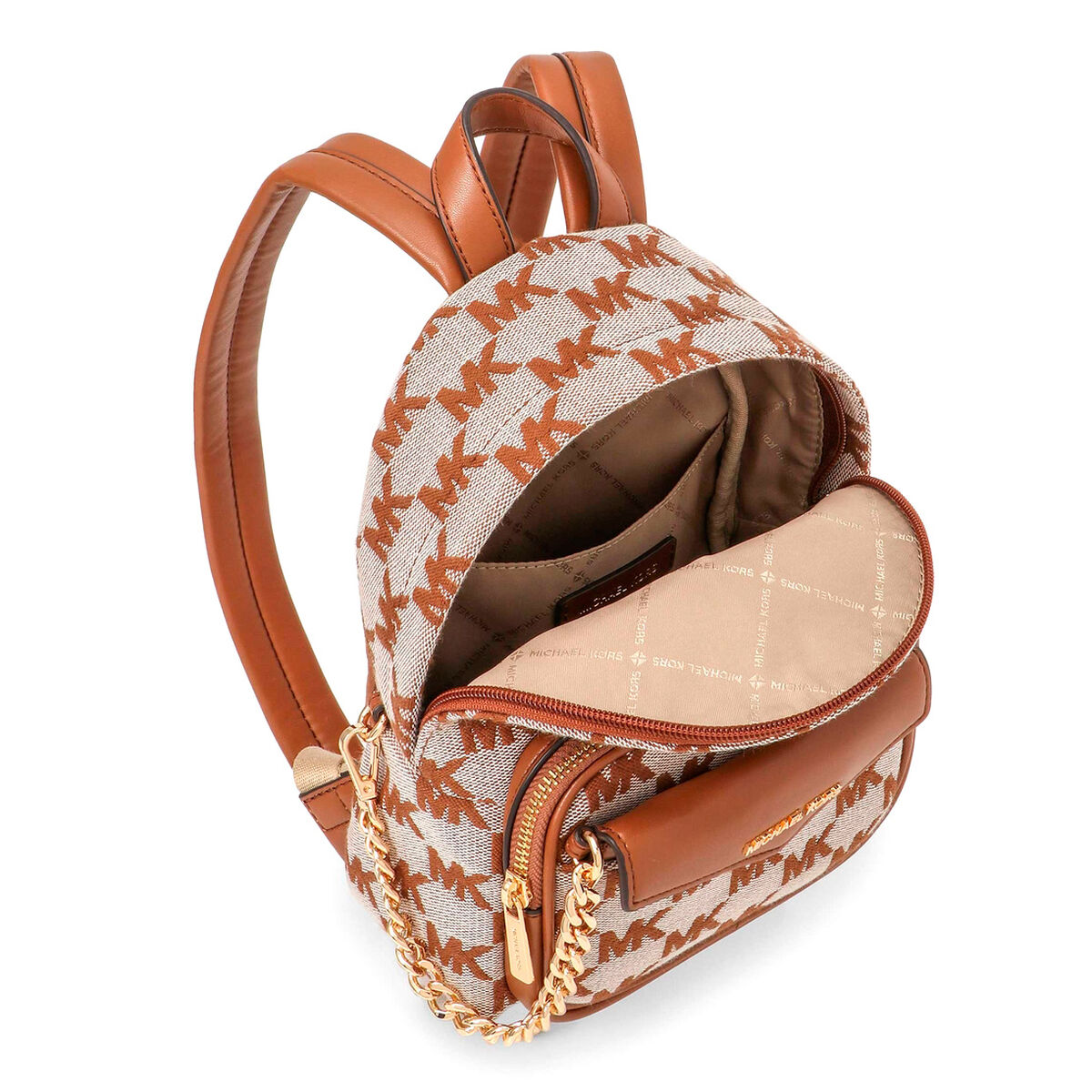 Ryggsäck Michael Kors Maisie Brun 23 x 17 x 10 cm - 3