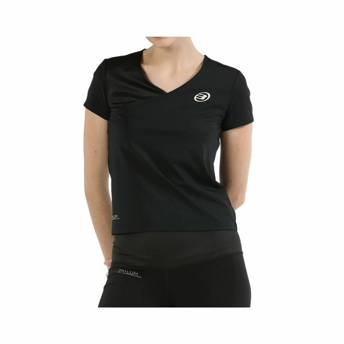 T-shirt med kortärm Dam Bullpadel Pital Svart - 8