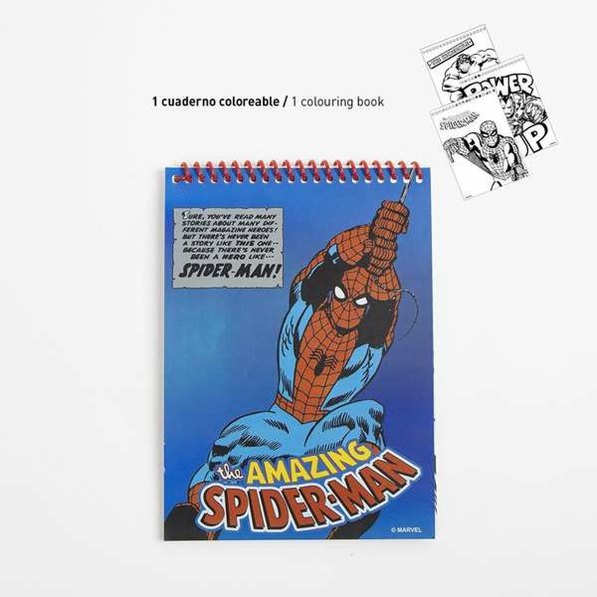 Brevpapper Set Marvel Blå - 4