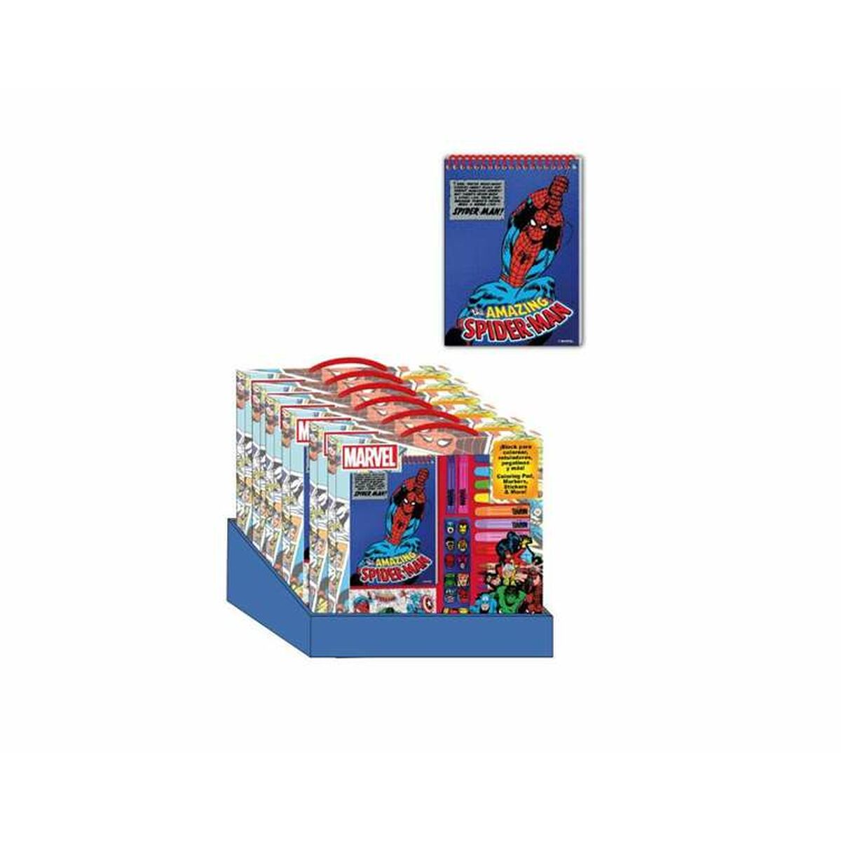 Brevpapper Set Marvel Blå - 2