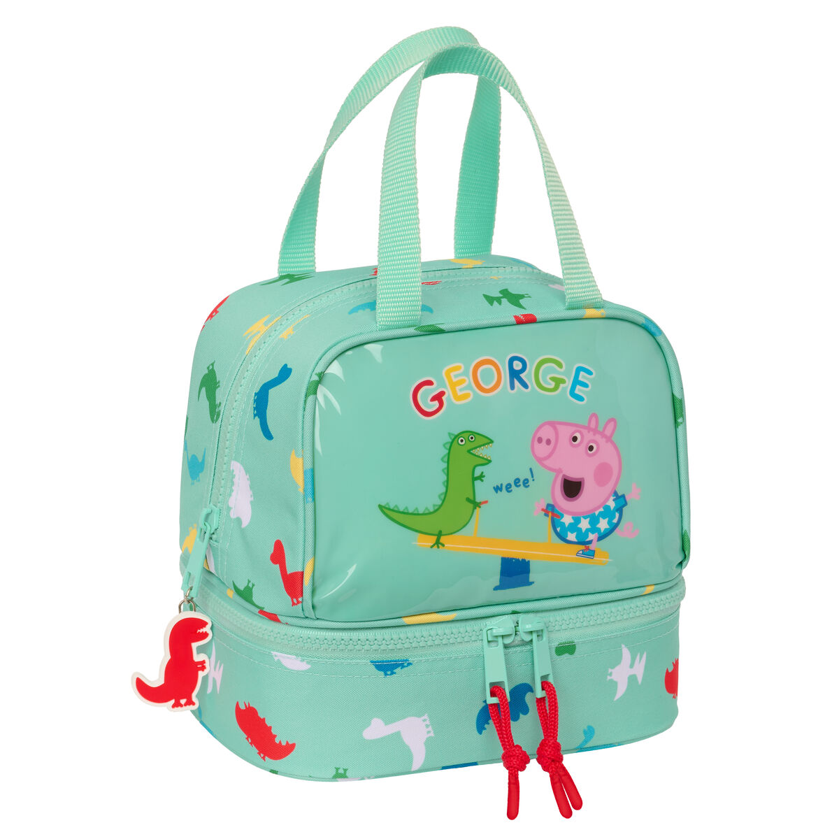 Lunchlåda Peppa Pig George Mint 20 x 20 x 15 cm