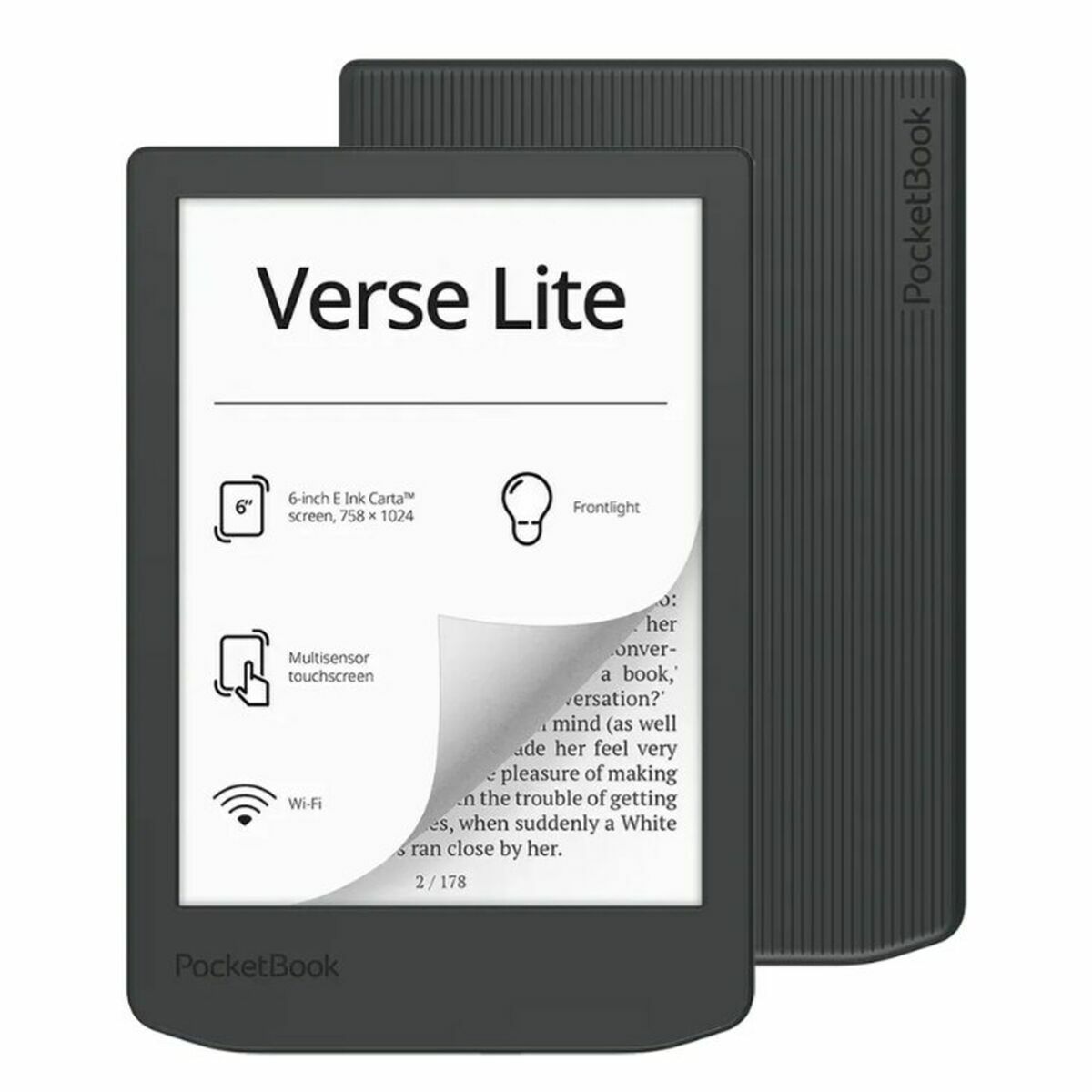 e-bok PocketBook PB619-T-WW Grå 8 GB 6"