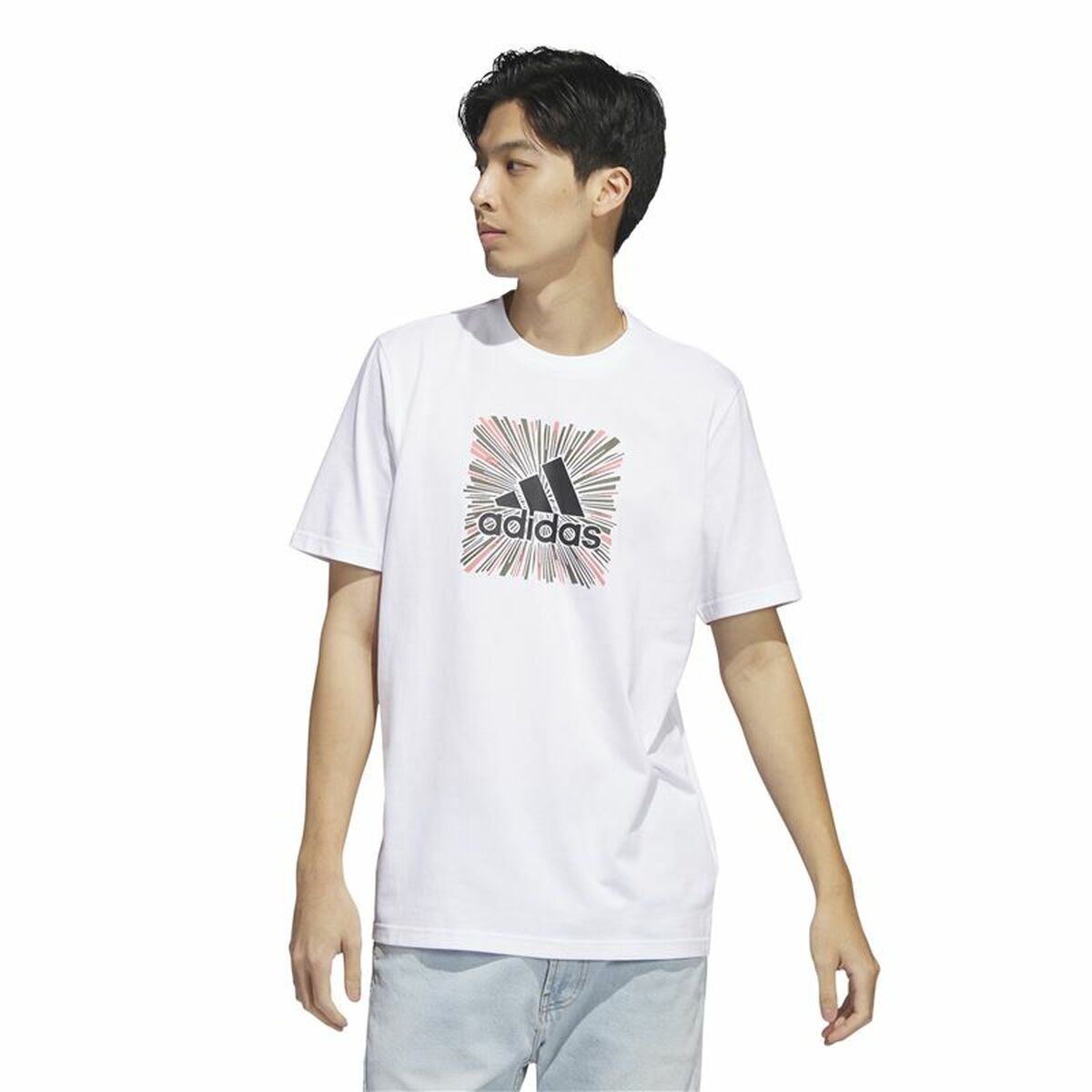 T-shirt med kortärm Herr Adidas Sport Optimist (XS) - 2