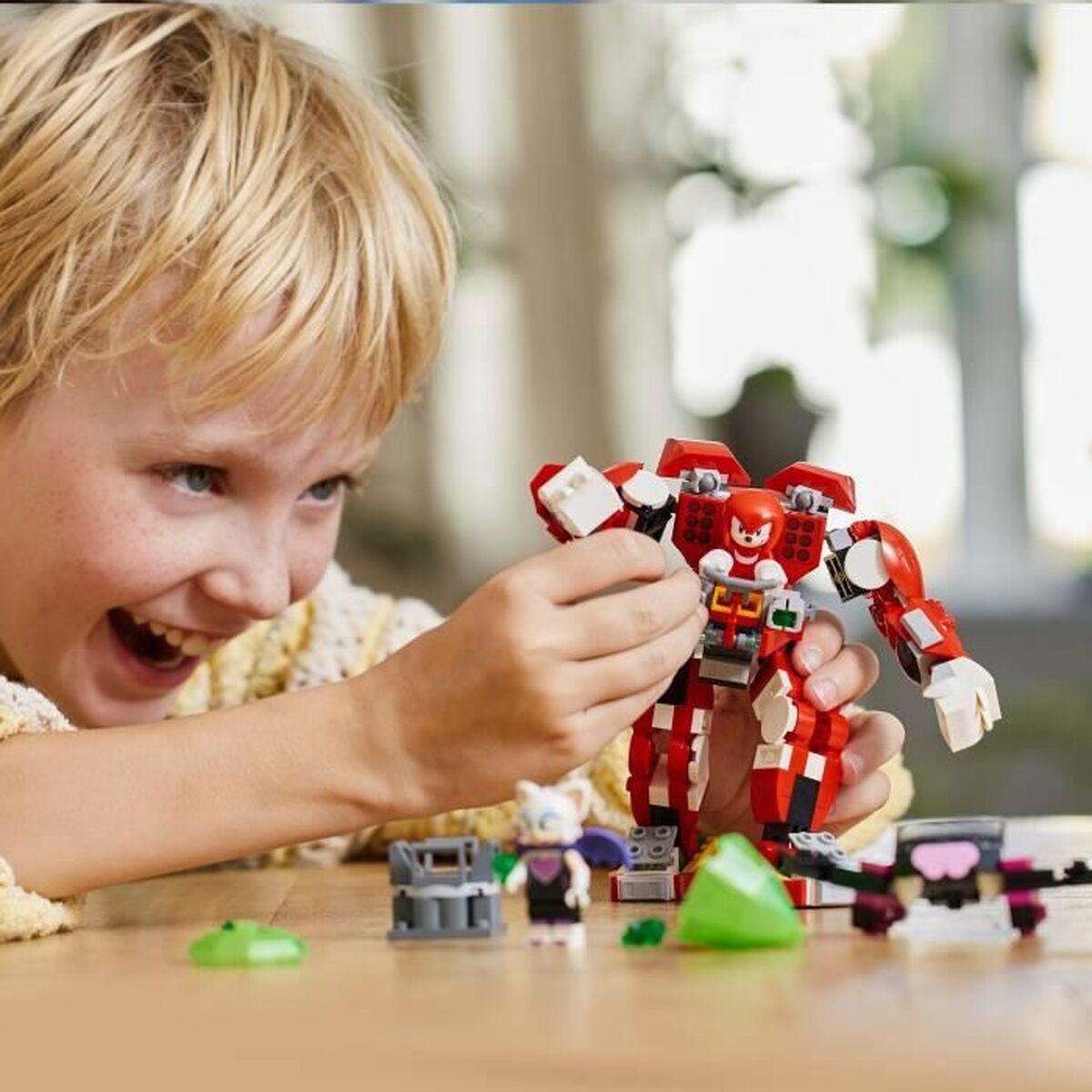 Byggsats Lego 76996 Sonic The Hedgehog Knuckles' Robot Guardian Multicolour - 5
