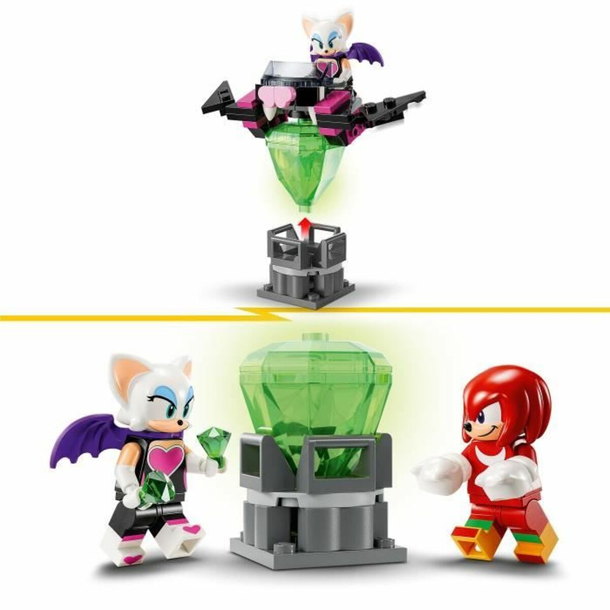 Byggsats Lego 76996 Sonic The Hedgehog Knuckles' Robot Guardian Multicolour - 4