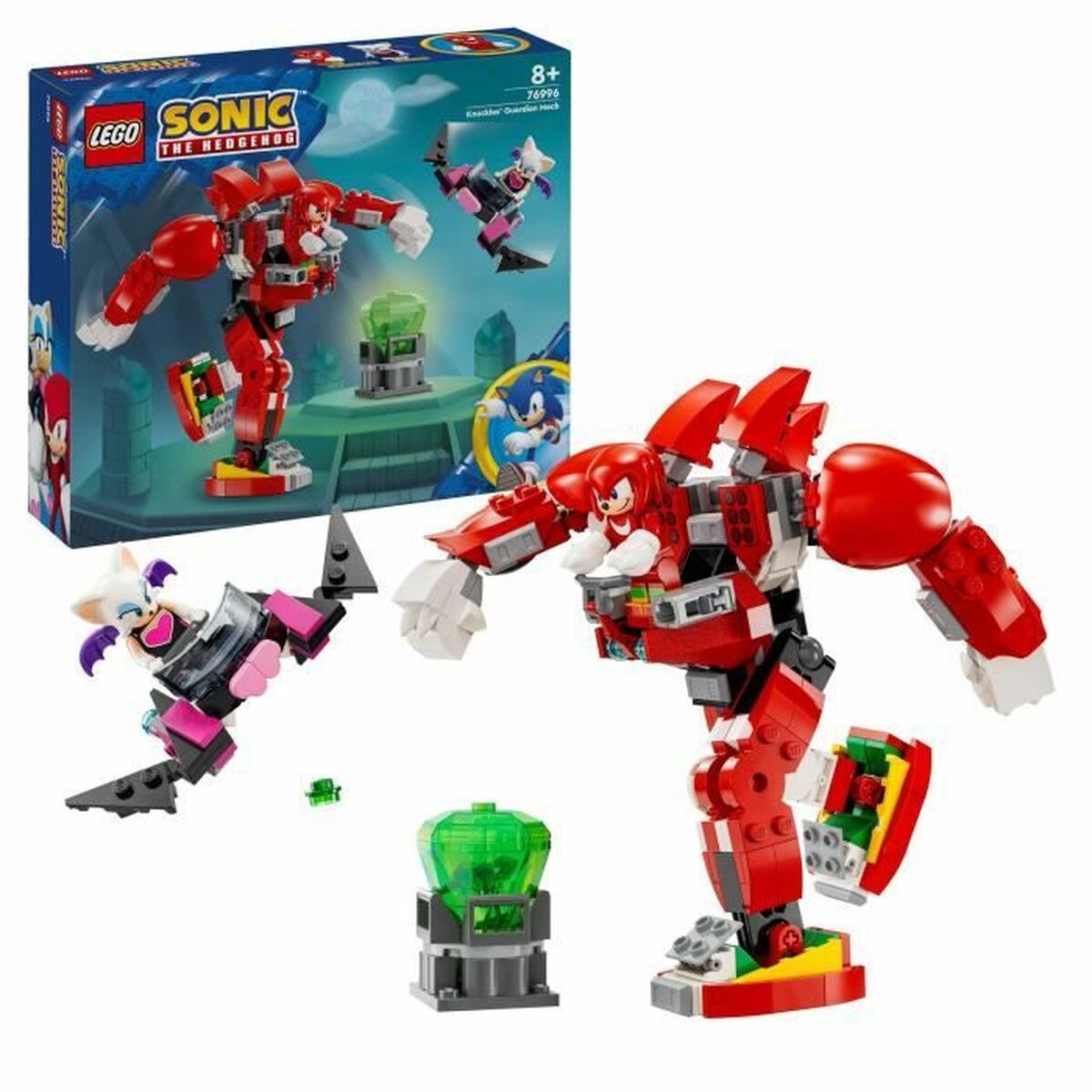 Byggsats Lego 76996 Sonic The Hedgehog Knuckles' Robot Guardian Multicolour