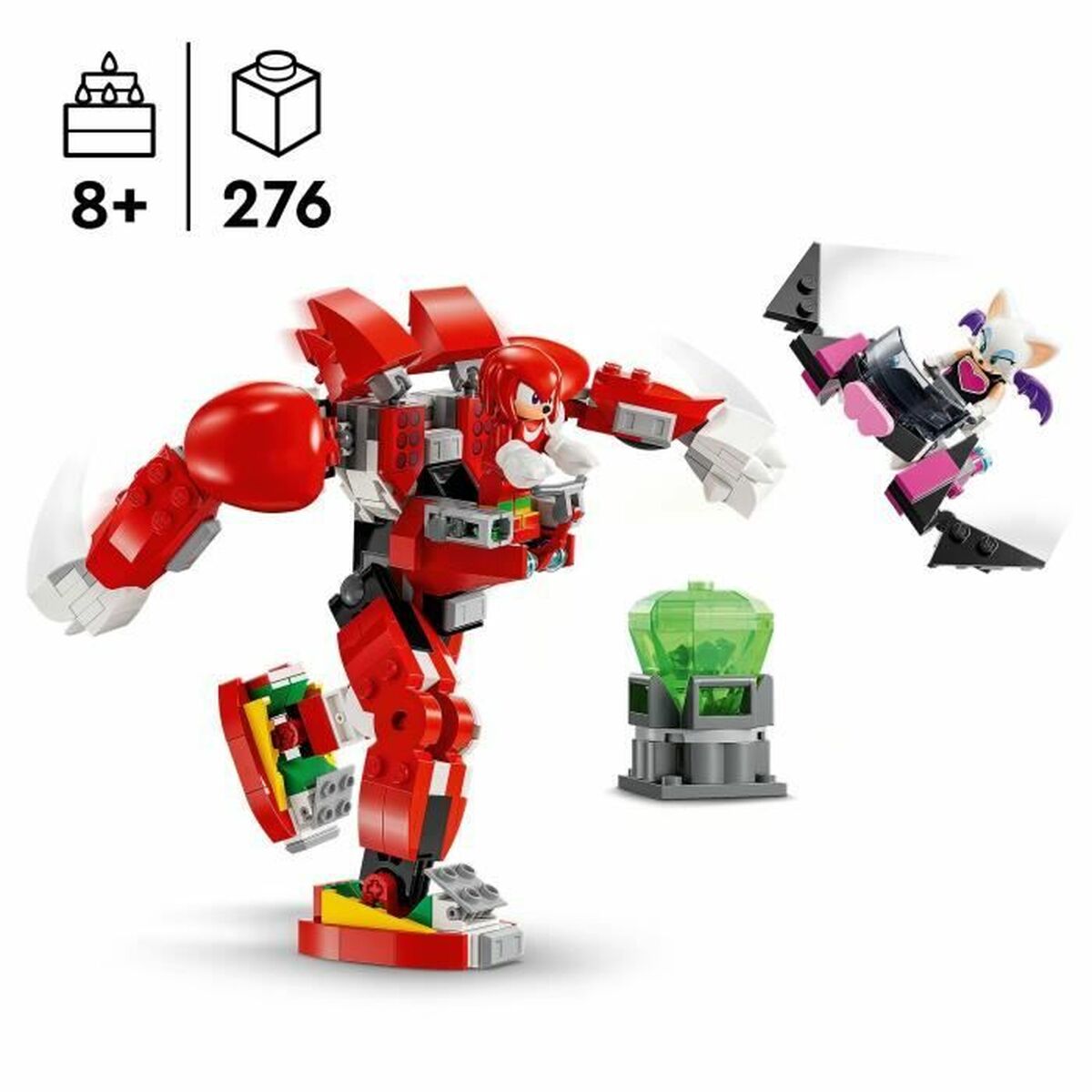 Byggsats Lego 76996 Sonic The Hedgehog Knuckles' Robot Guardian Multicolour - 2