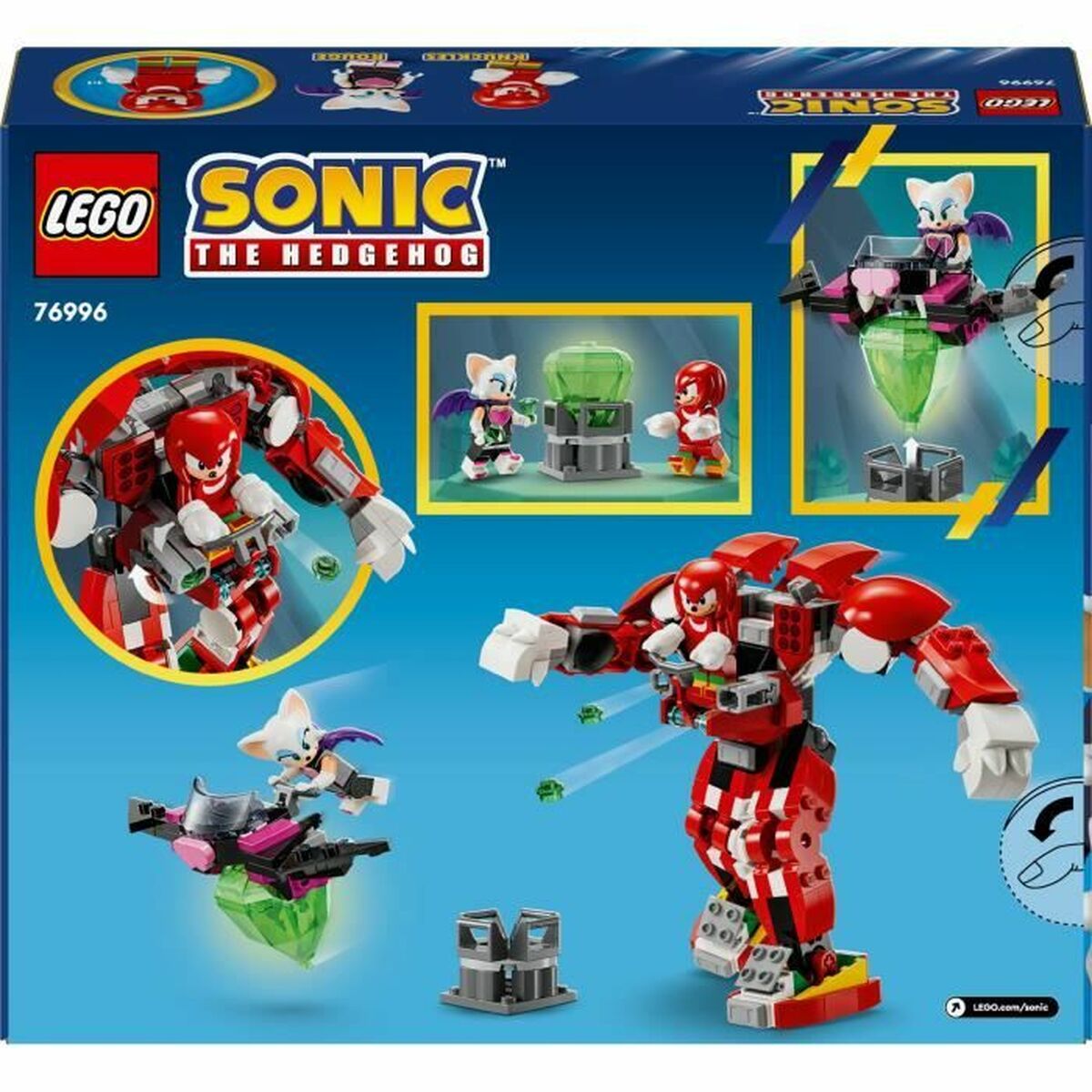 Byggsats Lego 76996 Sonic The Hedgehog Knuckles' Robot Guardian Multicolour - 6