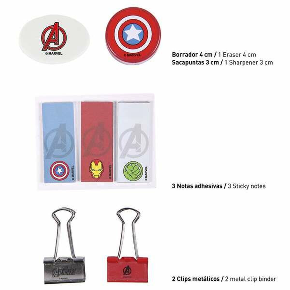 Brevpapper Set The Avengers (12 pcs) - 8