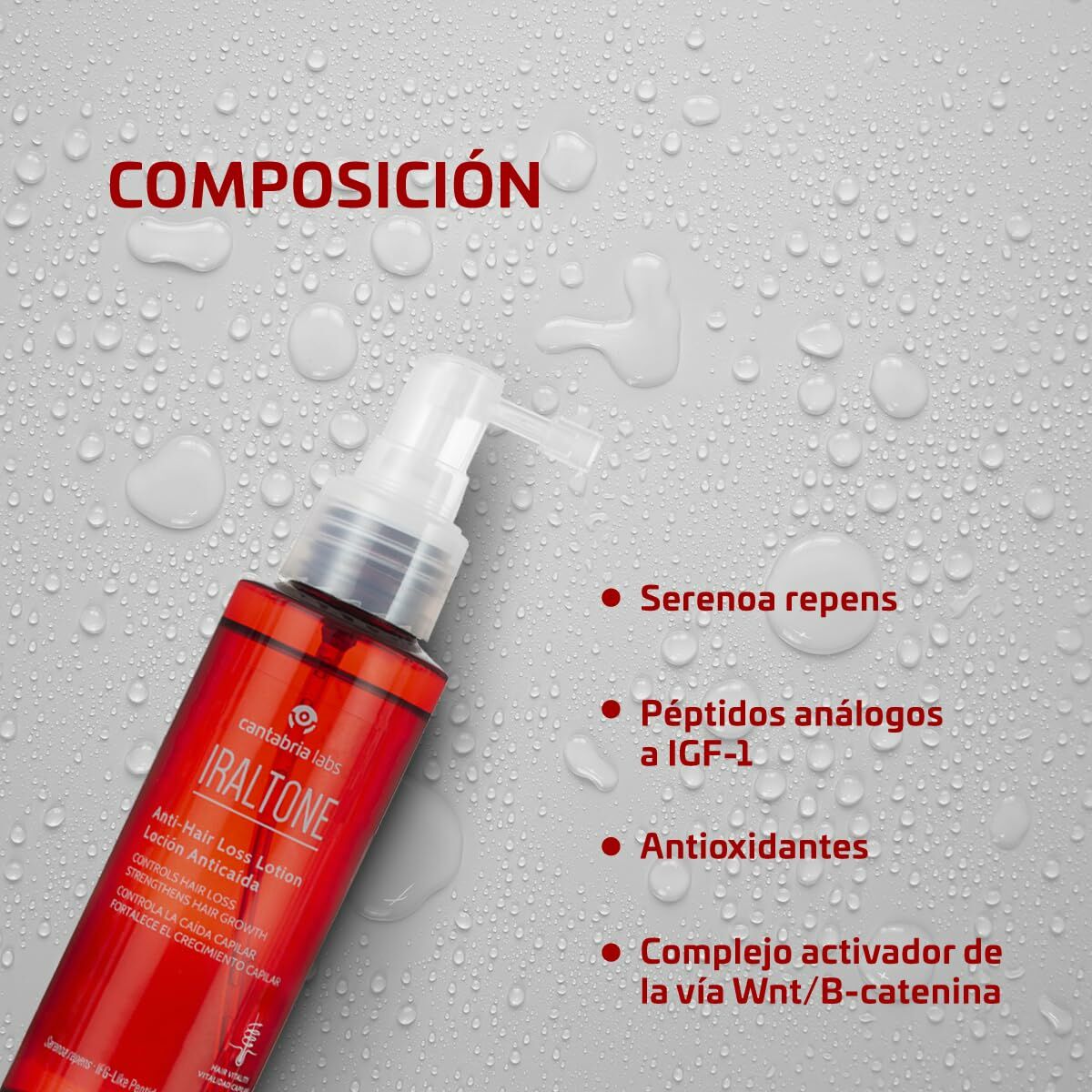 Anti-Håravfall lotion Iraltone IRALTONE CHAMPÚS Y LOCIONES 100 ml - 3