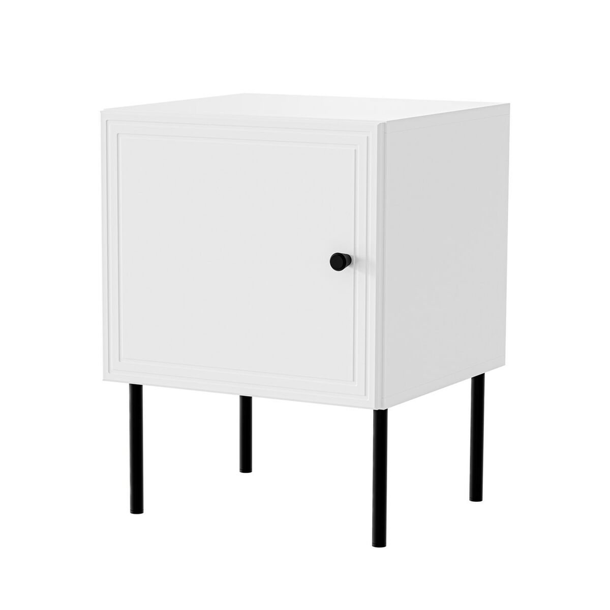 Nattduksbord Cama Meble PALAZZO 400030 Vit Svart