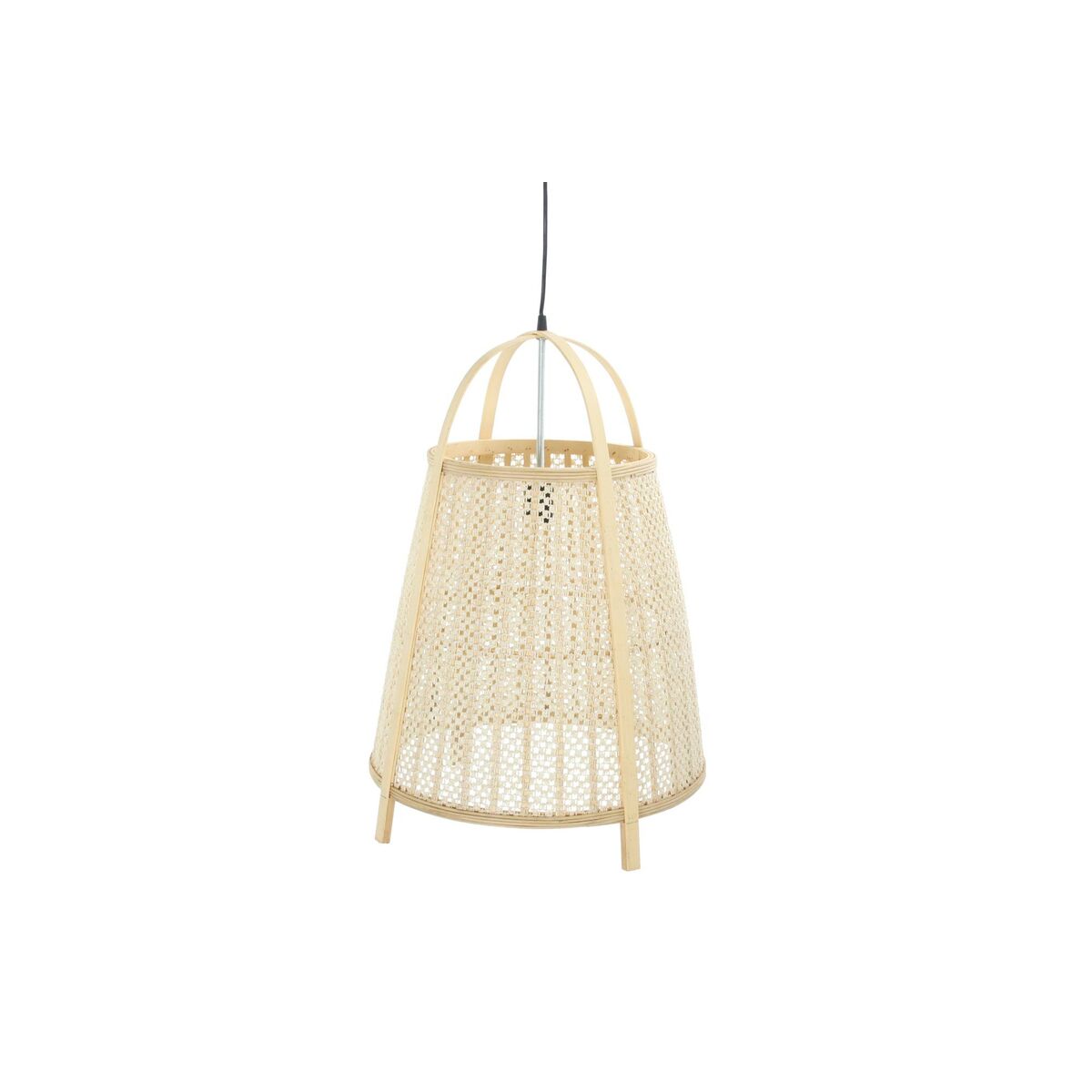 Taklampa DKD Home Decor 47 x 47 x 64 cm Naturell Kräm 50 W - 6